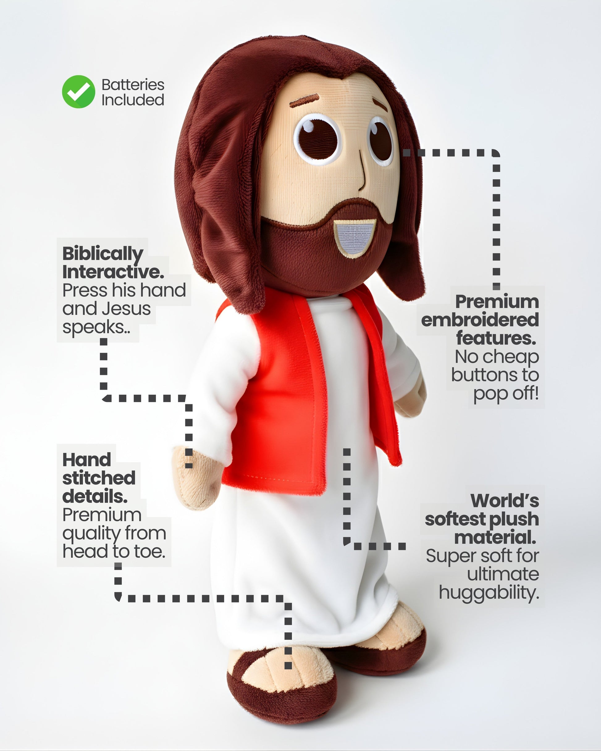 The Talking Jesus Doll - Blessings Grow Meadows -