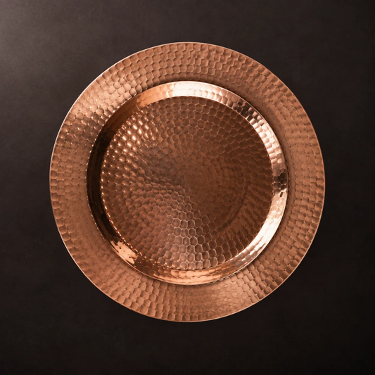 Thessaly 13 Copper Charger Plates