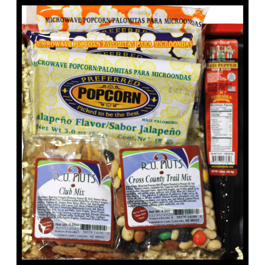 Trail Mix & Snacks Gift Box | Shipping Included | From Nebraska Gift Shop - BuyNebraska.com ~ Blessings Grow Meadows