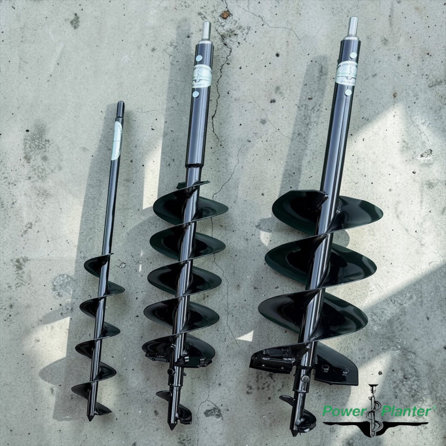 Ultimate Professional Landscape Auger (Heavy Duty Tips) (7" x 28", 5" x 28" and 3" x 24")