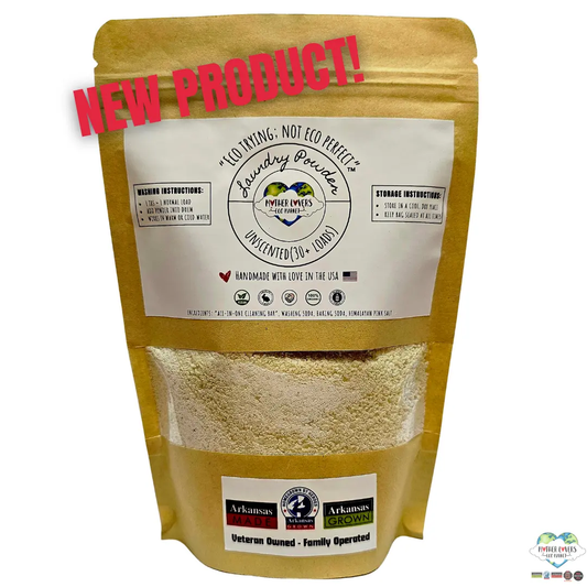 Ultra Clean Laundry Detergent Powder - Mother Lovin - Handmade - Organic - Plant Based - Zero Waste - Blessings Grow Meadows