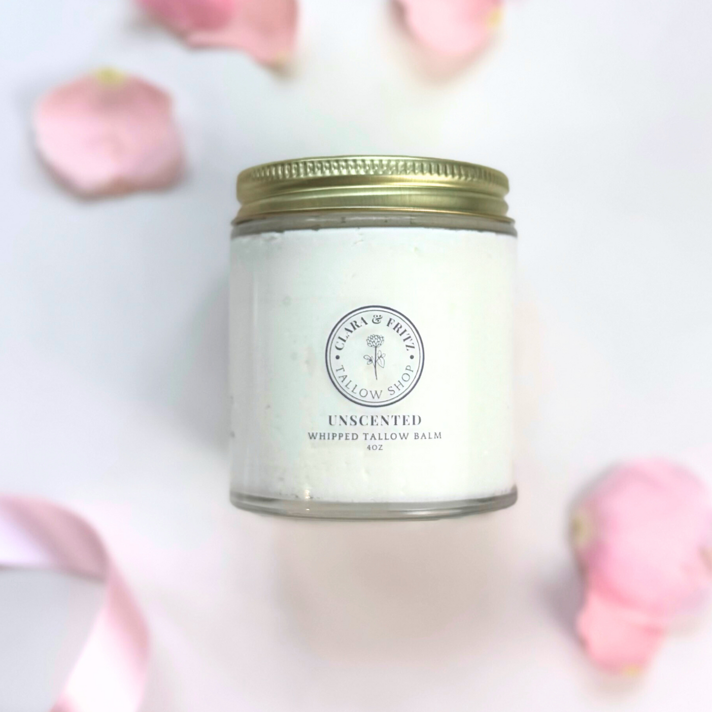 Unscented Whipped Tallow Balm - Blessings Grow Meadows