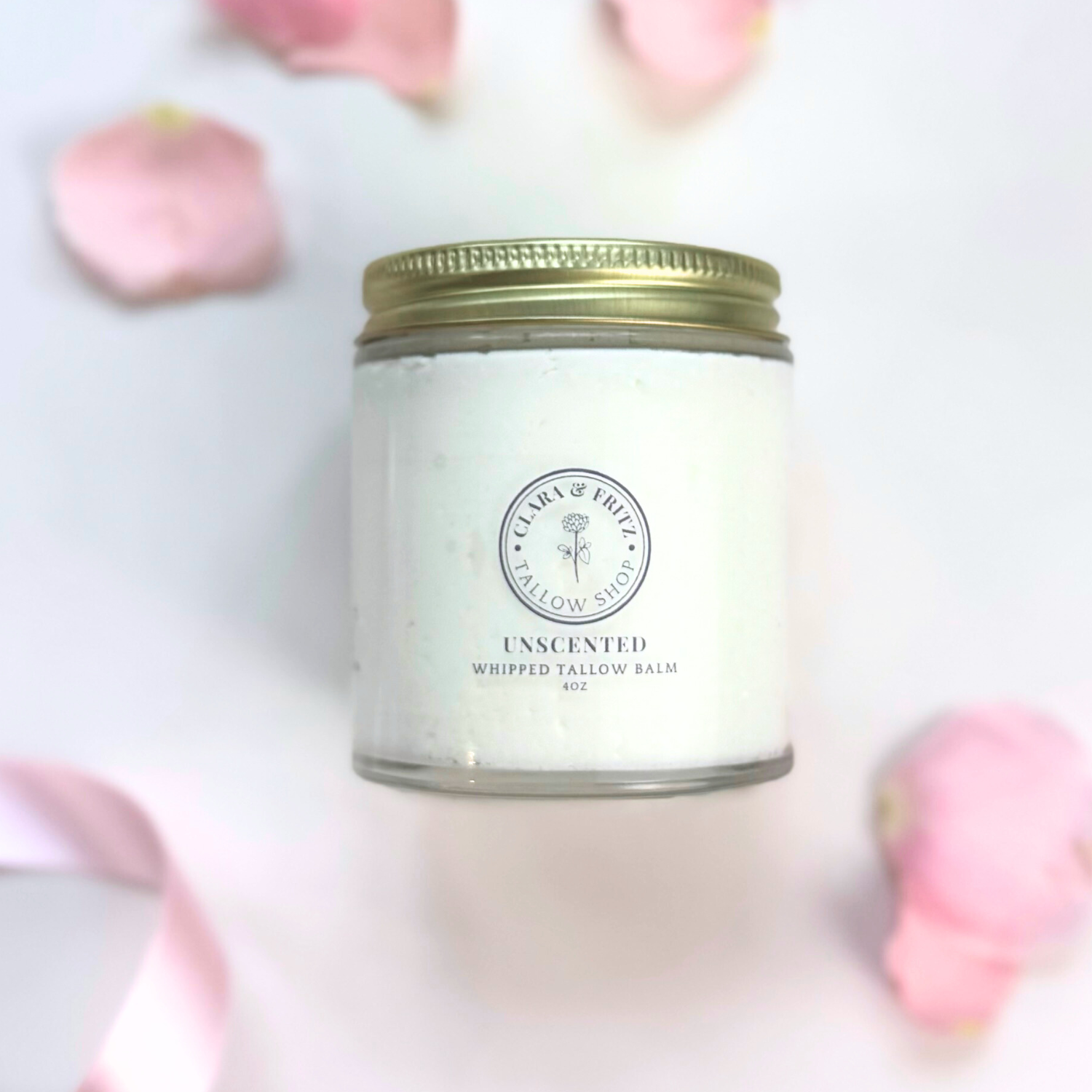 Unscented Whipped Tallow Balm - Blessings Grow Meadows
