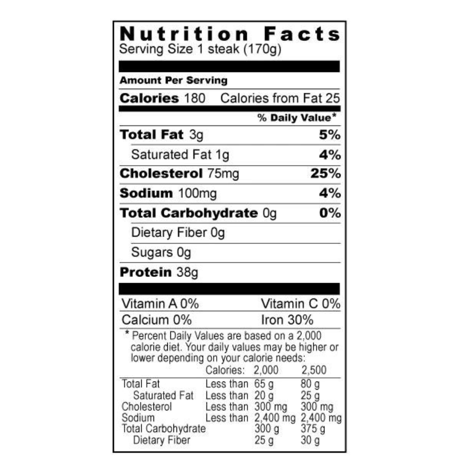 Bison Filet Mignon | 4-6 oz Steaks | Shipping Included | Nebraska Bison - BuyNebraska.com ~ Blessings Grow Meadows