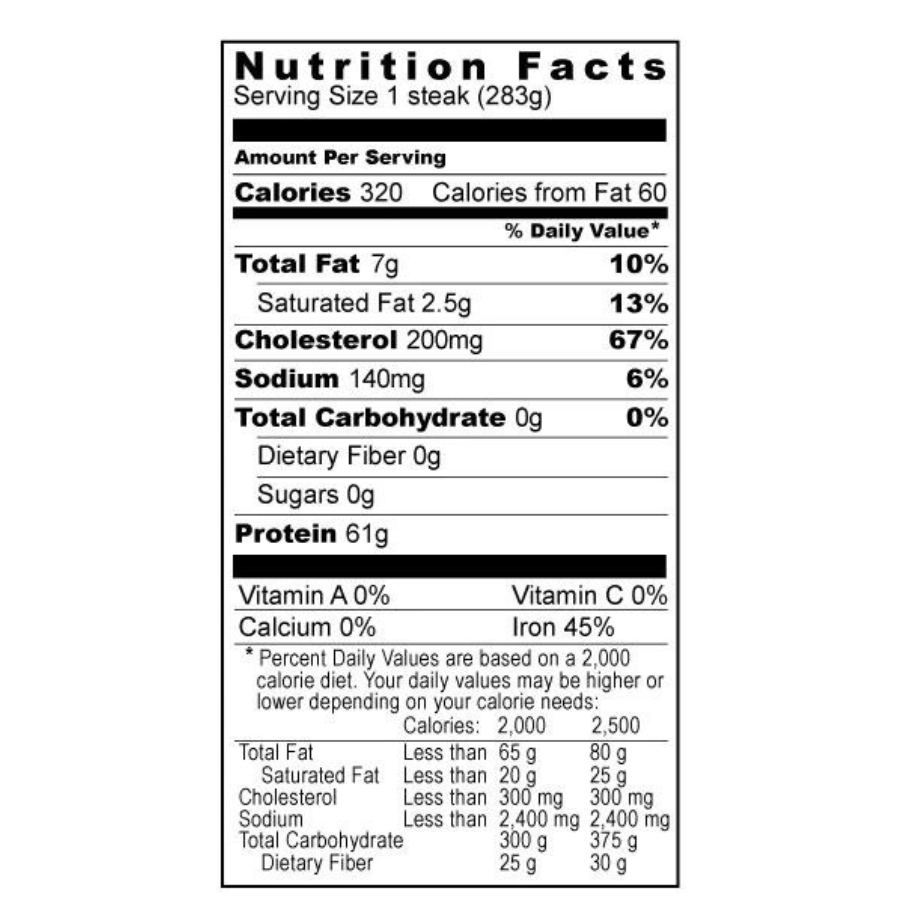 Bison Top Sirloin Steaks | 4 - 10 oz Steaks | Shipping Included | Nebraska Bison - BuyNebraska.com ~ Blessings Grow Meadows