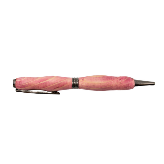 Handcrafted Wood Pen | Pink Stained | Handmade - BuyNebraska.com ~ Blessings Grow Meadows