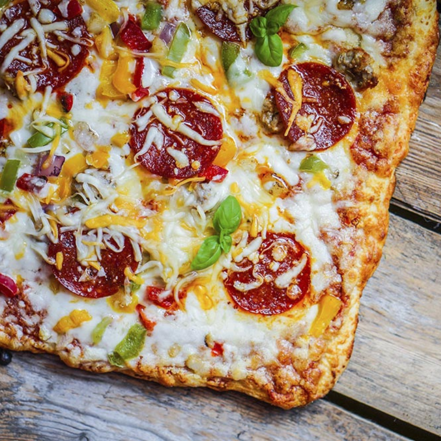 Wanda's Organic Oregano & Basil Pizza Crust Mix | 15 oz | Heartland Gourmet | 1376 - BuyNebraska.com ~ Blessings Grow Meadows