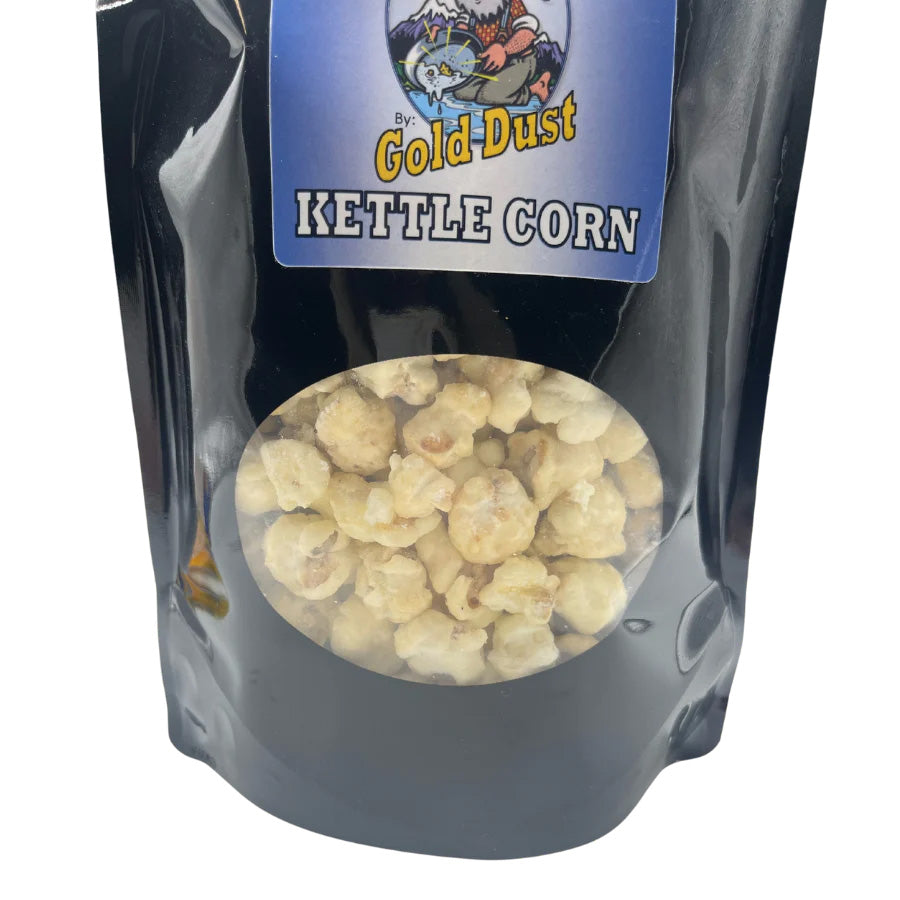 White Chocolate Covered Kettle Corn | 6 oz | Gluten Free & Non-GMO | Gold Dust Kettle Corn - BuyNebraska.com ~ Blessings Grow Meadows