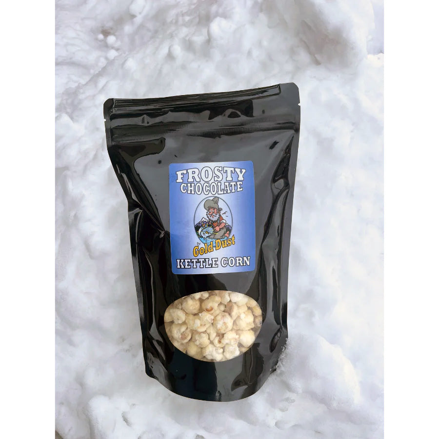 White Chocolate Covered Kettle Corn | 6 oz | Gluten Free & Non-GMO | Gold Dust Kettle Corn - BuyNebraska.com ~ Blessings Grow Meadows