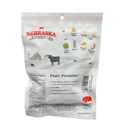 Red Pepper Beef Jerky | 3 oz | Nebraska Star Beef - BuyNebraska.com ~ Blessings Grow Meadows