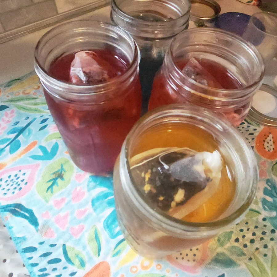 Strawberry Tea | Cold Brew Black Tea | 2 Pitcher Bags | Caffeinated | Tea n More - BuyNebraska.com ~ Blessings Grow Meadows