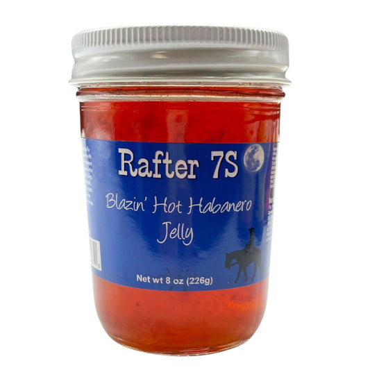 Blazin' Hot Habanero Jelly | 8 oz | Rafter 7S - BuyNebraska.com ~ Blessings Grow Meadows