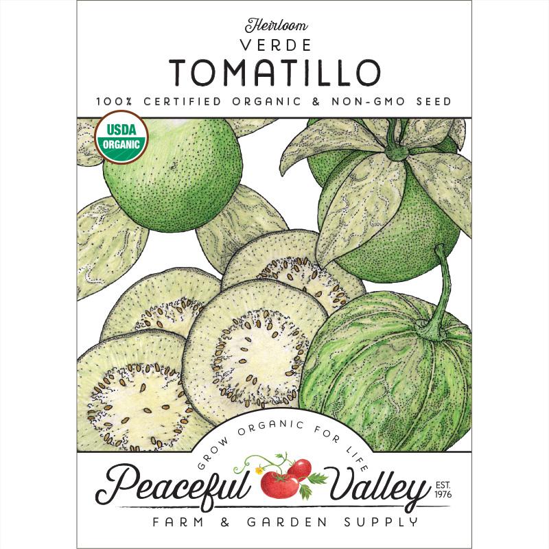 Verde Tomatillo Seeds (Organic) - Blessings Grow Meadows