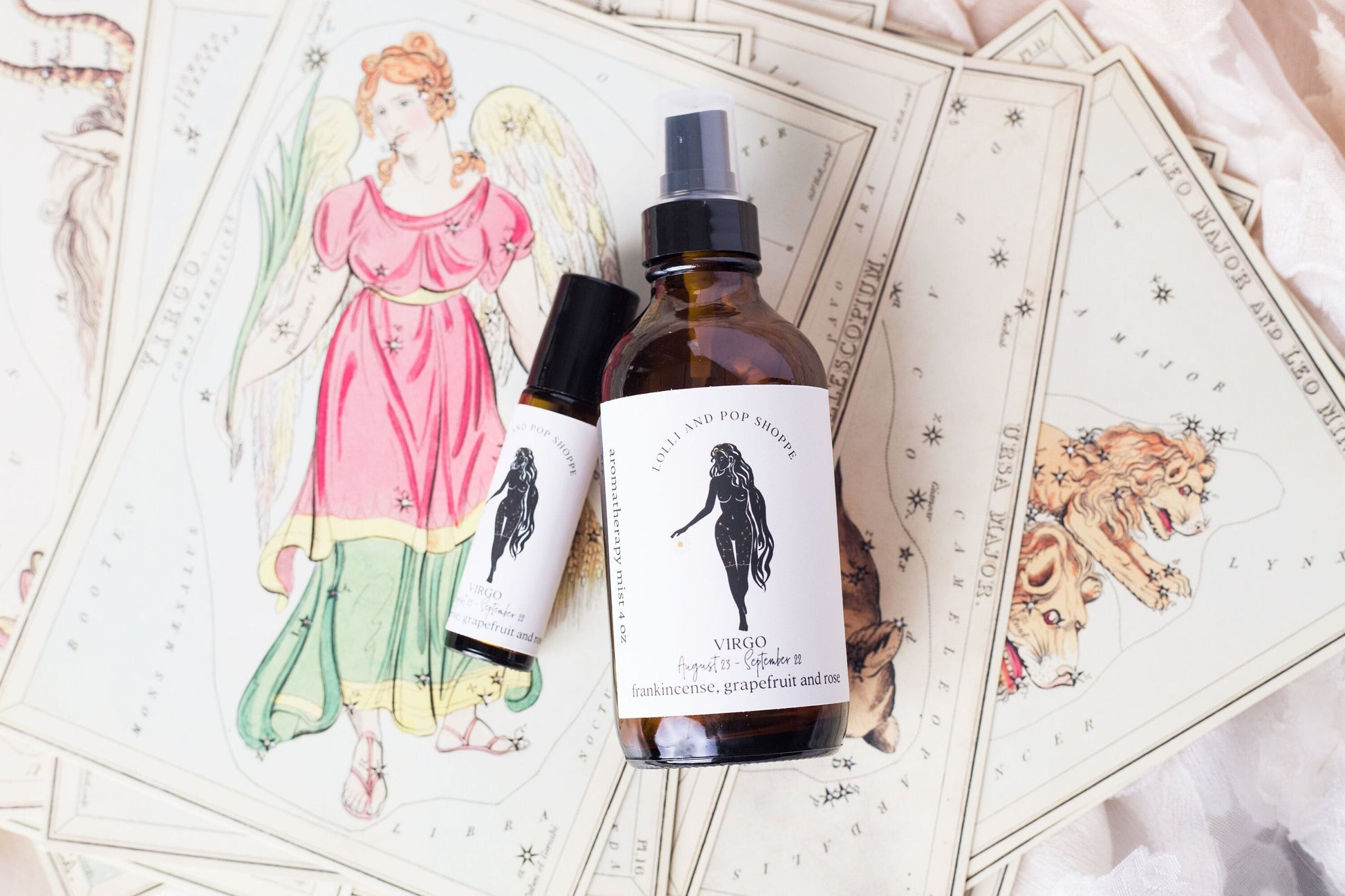 Virgo Aromatherapy Spray and Roller Set - Blessings Grow Meadows -