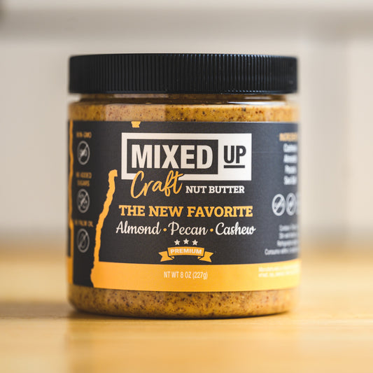 "The New Favorite" - Almond, Pecan, and Cashew Nut Butter - 8 oz - Mixed Up Foods ~ Blessings Grow Meadows