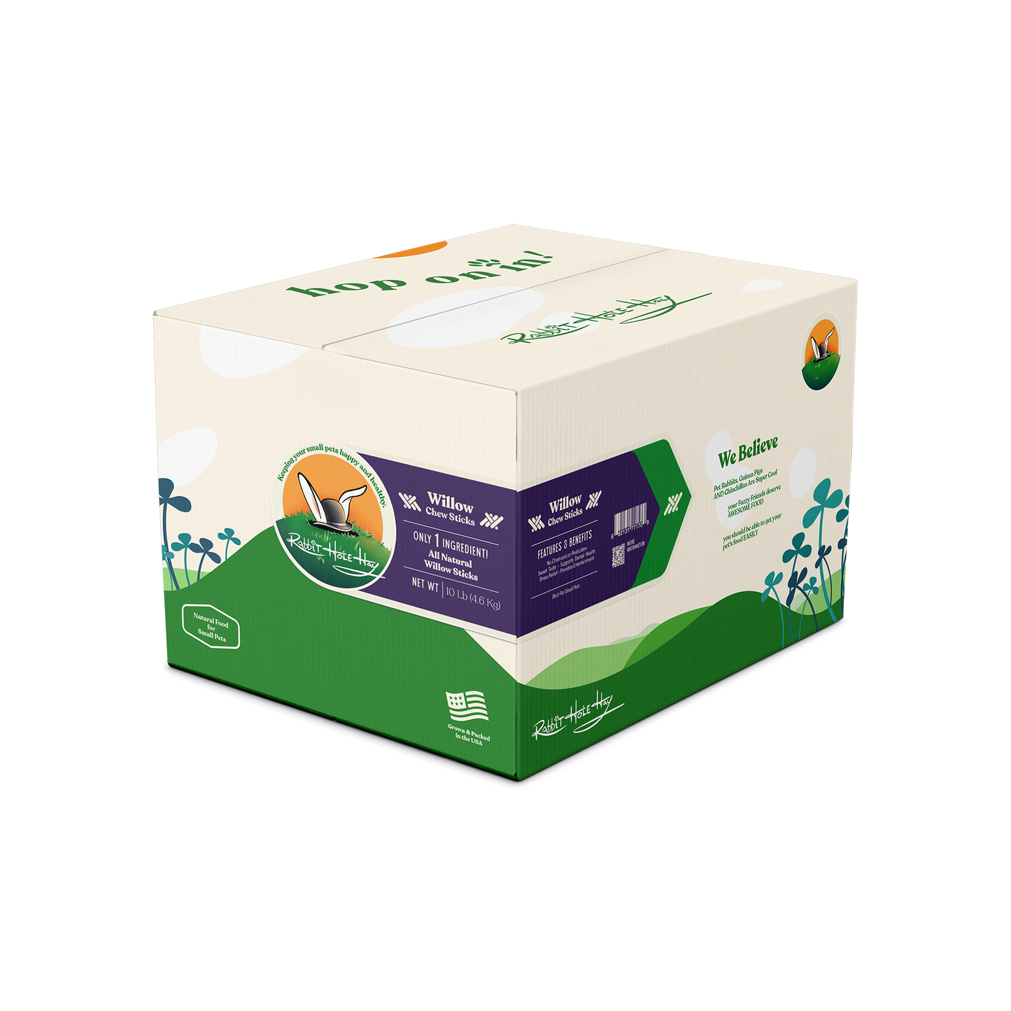 Rabbit Hole Hay All Natural Willow Chew Sticks - Rabbit Hole Hay ~ Blessings Grow Meadows