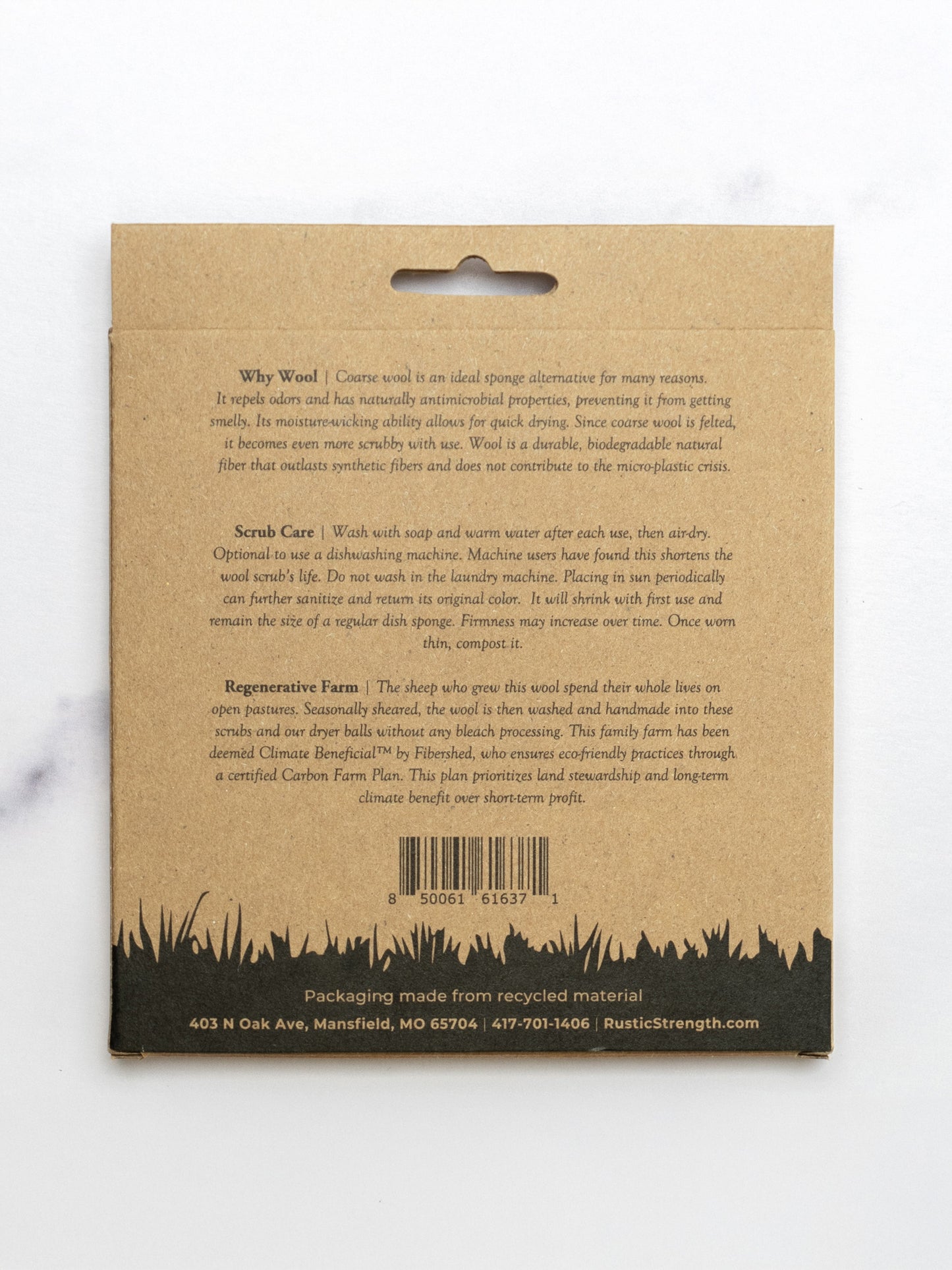Sustainable Wool Scrub - Blessings Grow Meadows