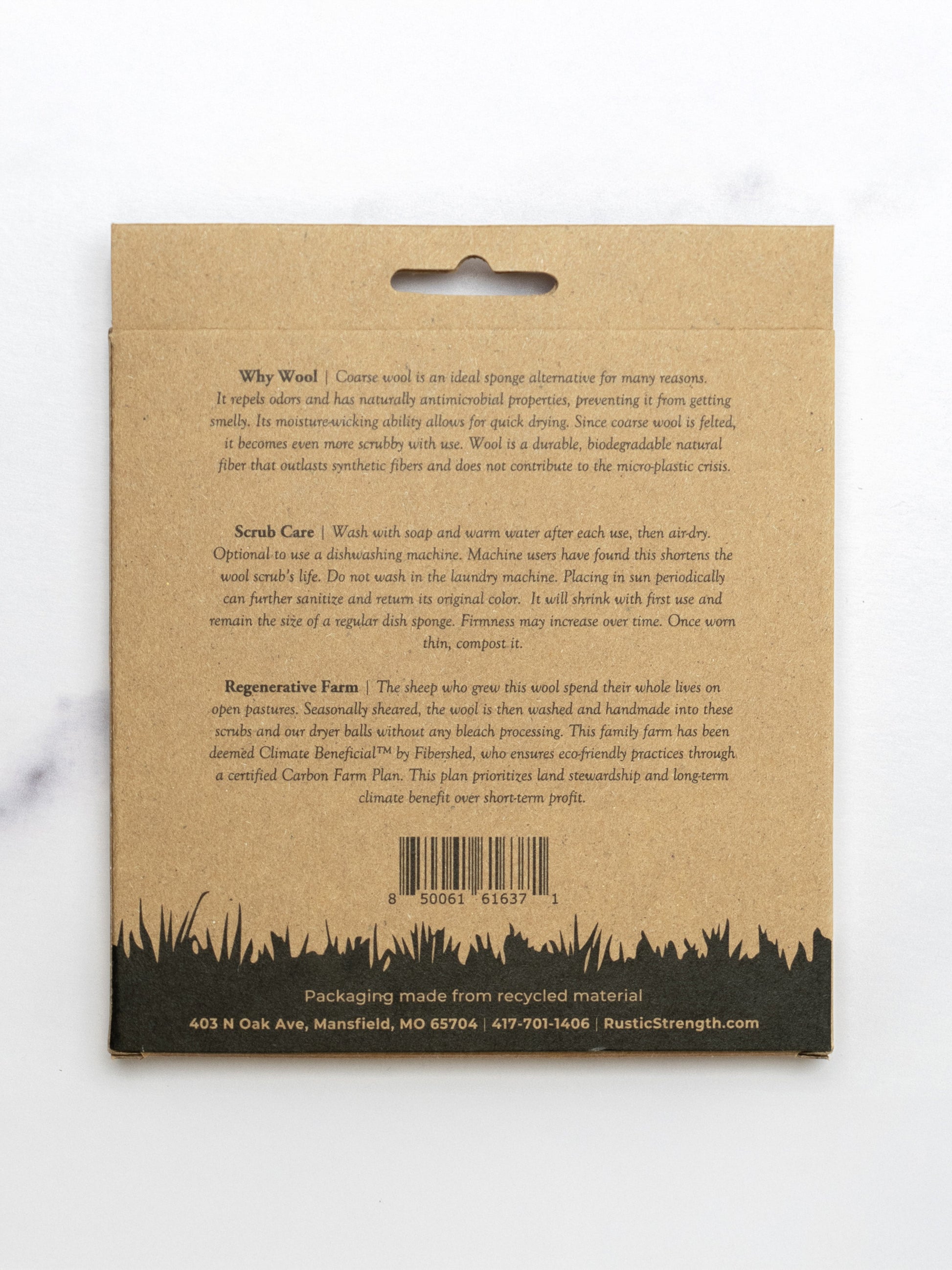 Sustainable Wool Scrub - Blessings Grow Meadows