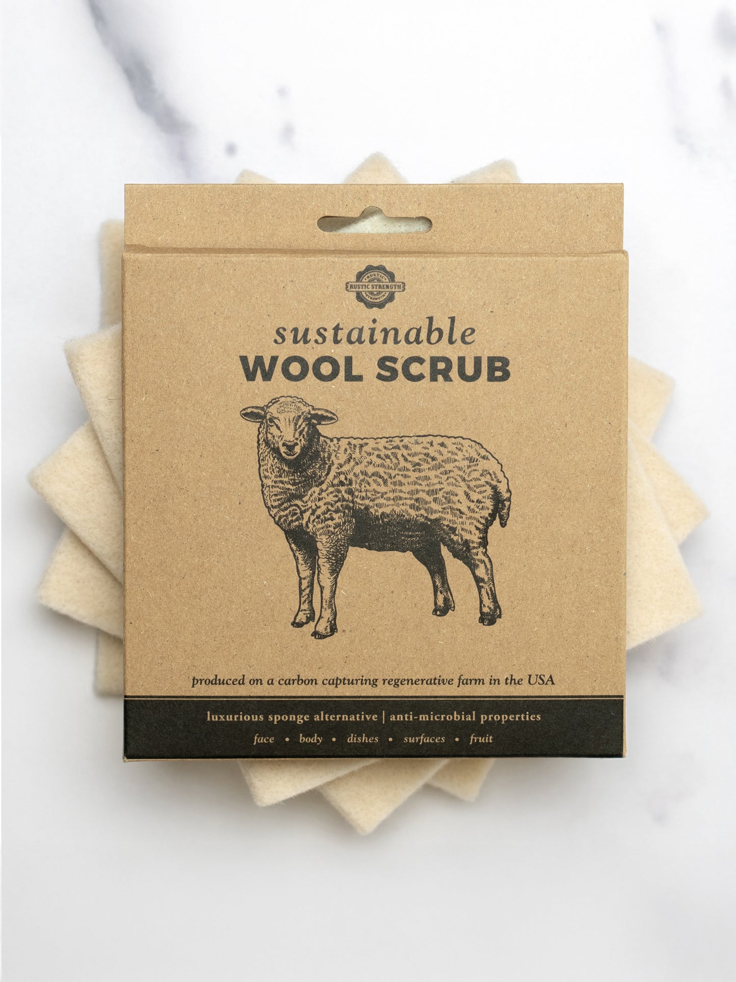 Sustainable Wool Scrub - Blessings Grow Meadows