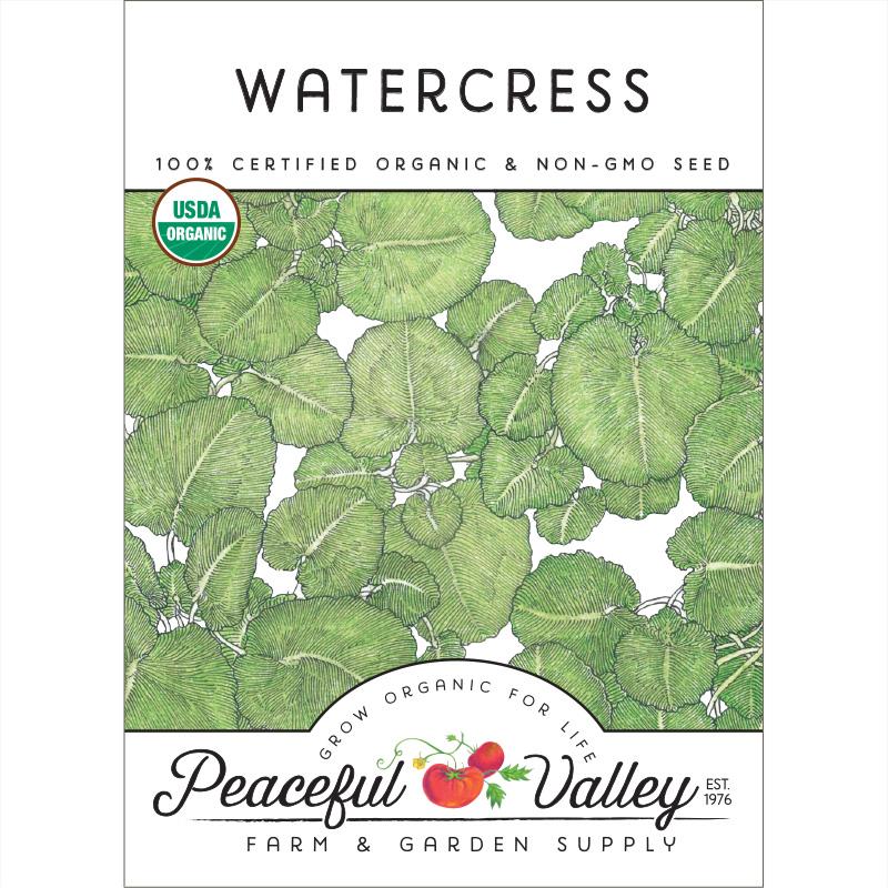 Watercress Greens Seeds (Organic) - Blessings Grow Meadows