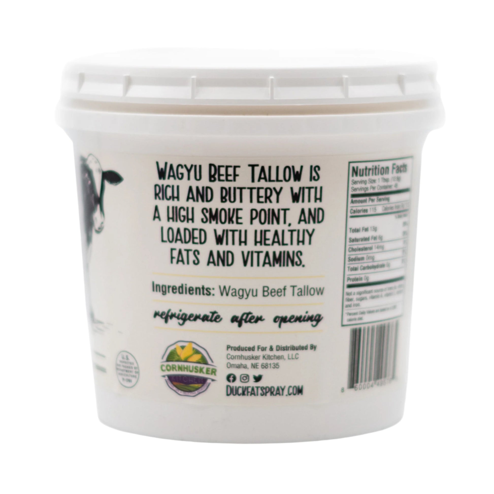 Rendered Wagyu Beef Tallow | 1.5 lb | Cornhusker Kitchen - BuyNebraska.com ~ Blessings Grow Meadows