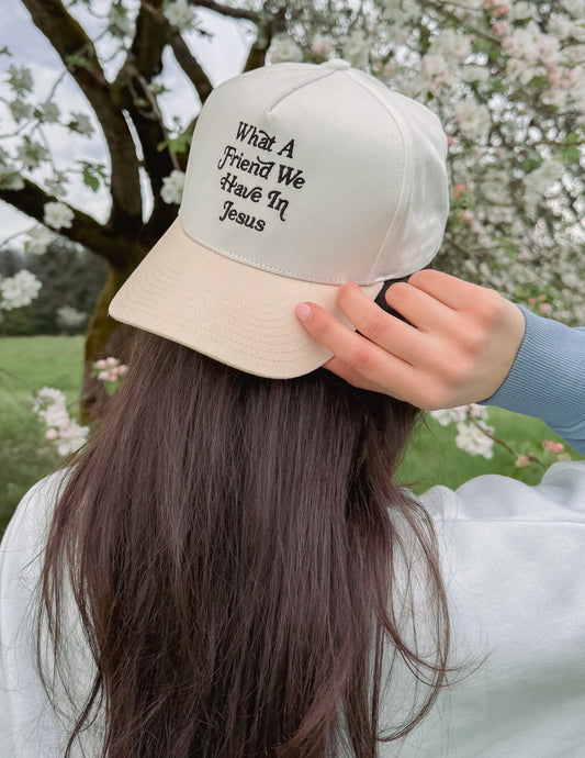 What a Friend in Jesus Trucker Hat - Blessings Grow Meadows