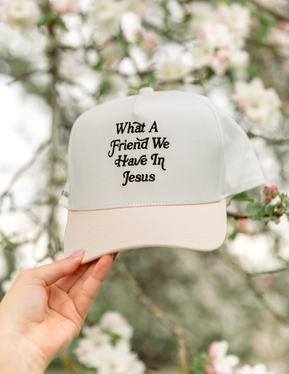 What a Friend in Jesus Trucker Hat - Blessings Grow Meadows