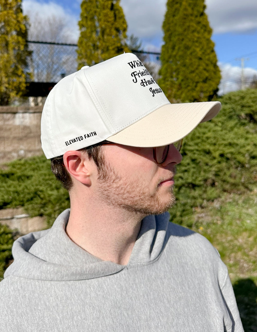 What a Friend in Jesus Trucker Hat - Blessings Grow Meadows