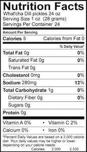 What'cha Dill Pickles Coin Cut 16 oz