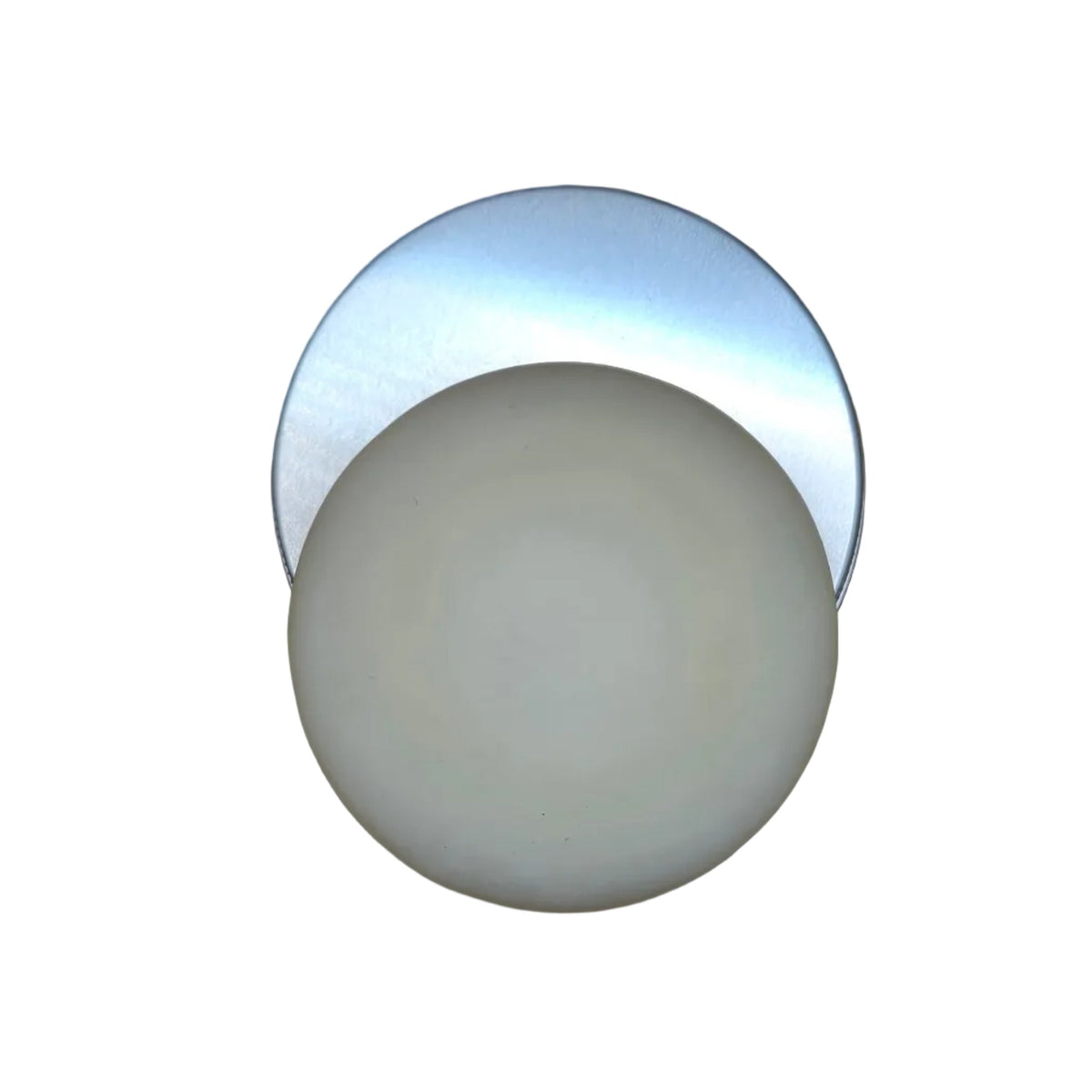 White tin of By Robin Creations light detangling natural hair conditioner bar, showcased in a sleek, compact packaging.