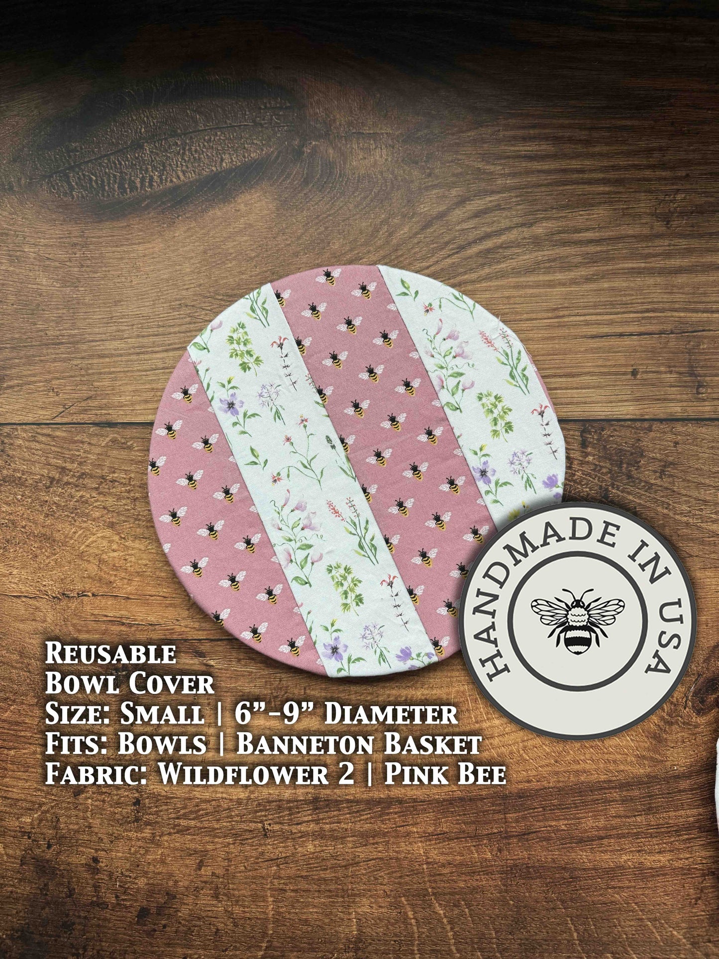 Small farm-style bowl and Banneton covers from Five Oaks Farm, featuring rustic woven covers and a small ceramic bowl.