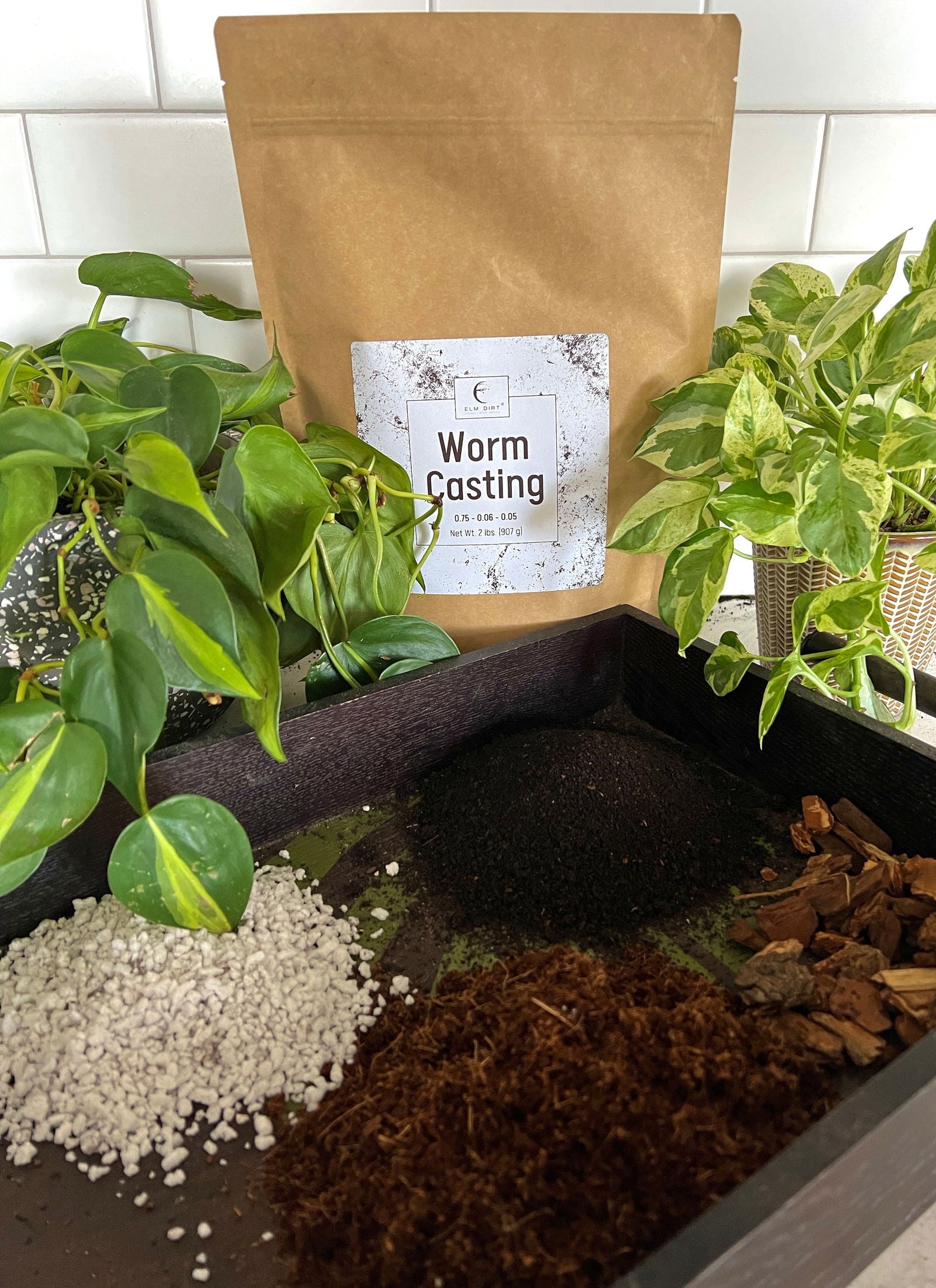 Worm Castings by Elm Dirt - Blessings Grow Meadows -