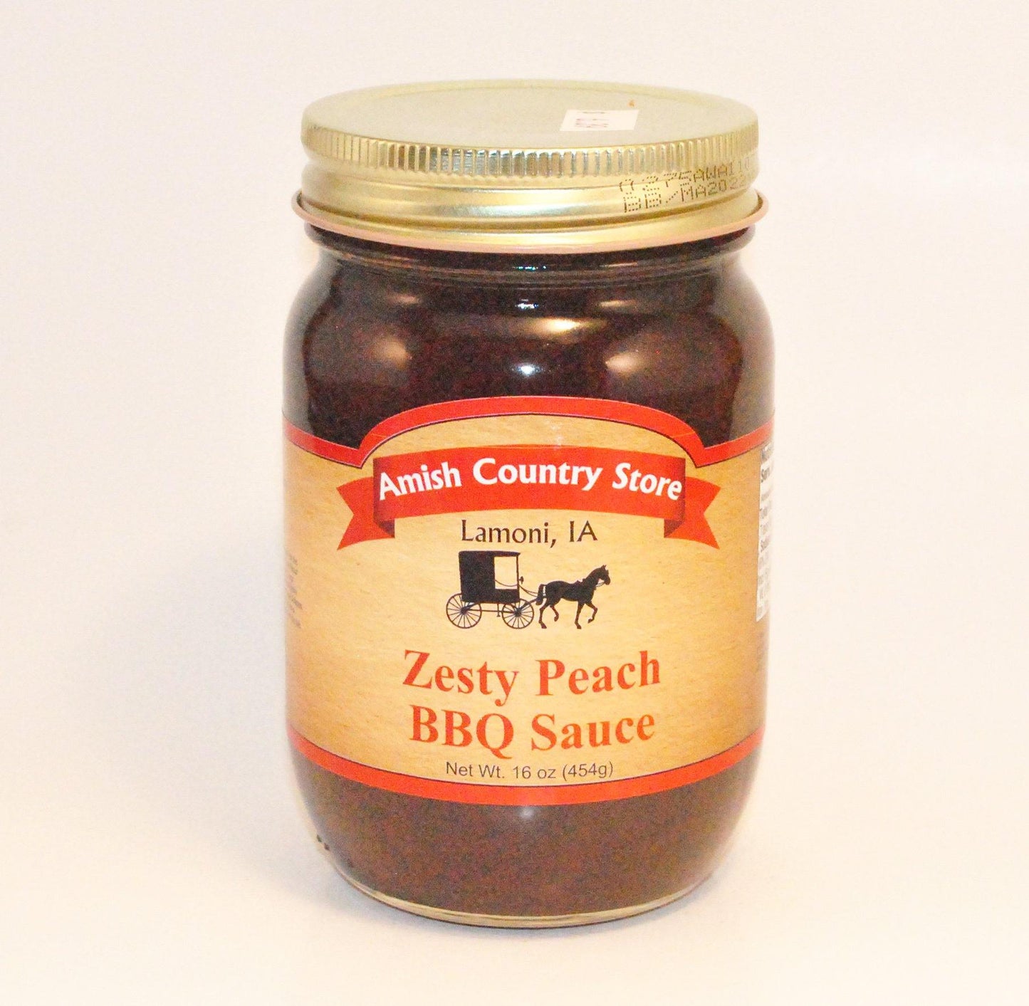Zesty Peach BBQ Sauce 16 oz