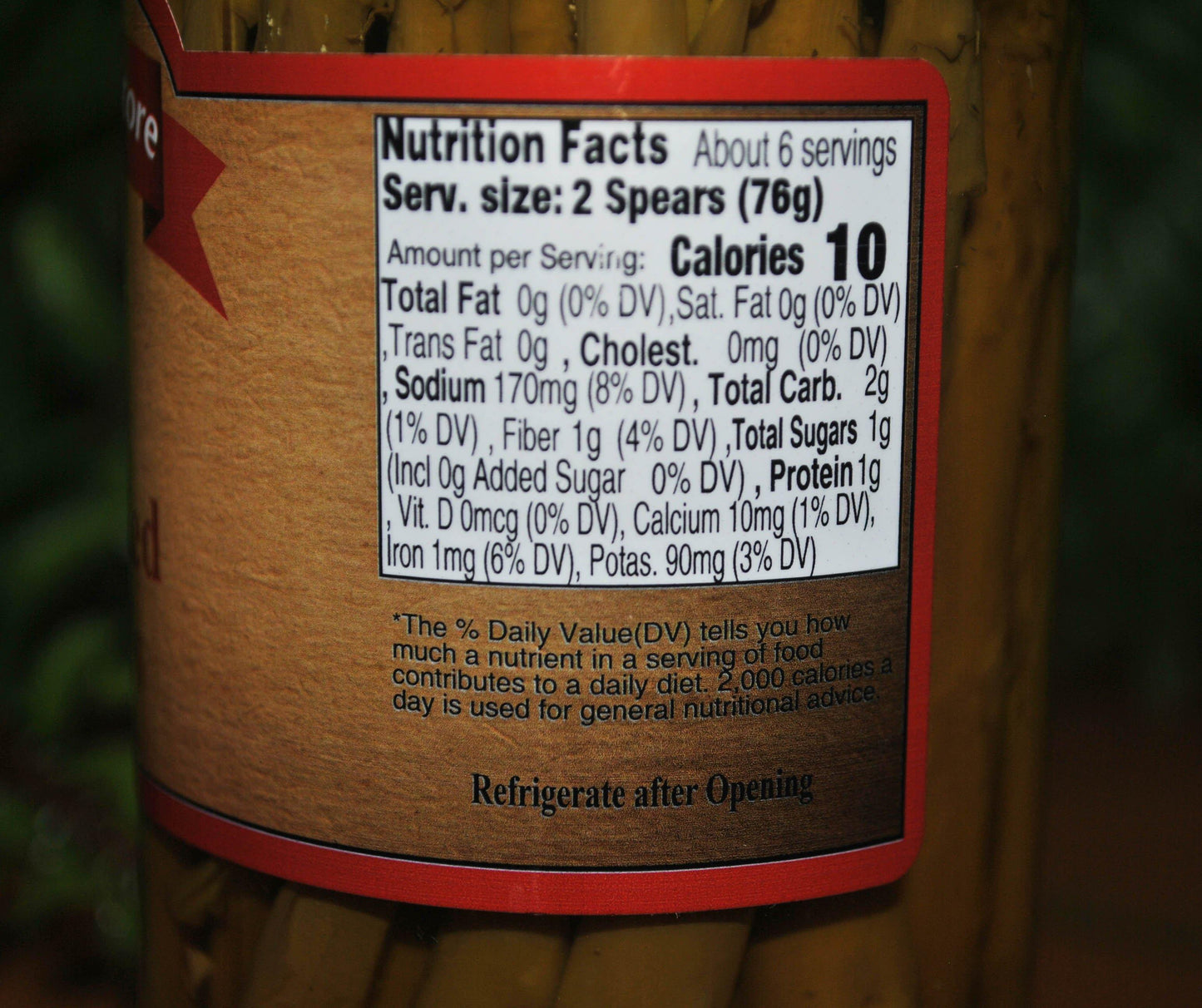 Zesty Pickled Asparagus 16oz