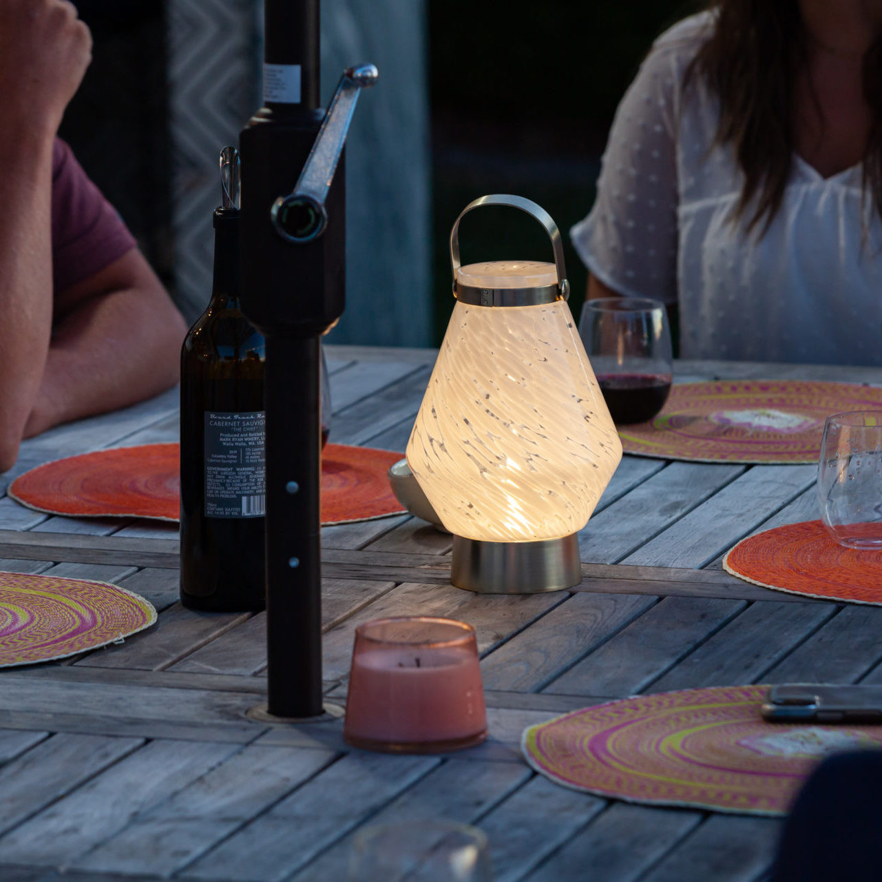 LightKeeper Lanterns - Rechargeable Glass LED Lanterns - Blessings Grow Meadows