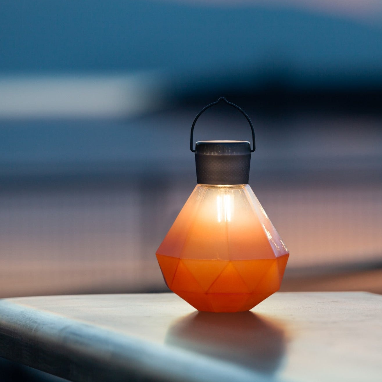 5.5" Gem Light Glass Solar Lanterns - Blessings Grow Meadows