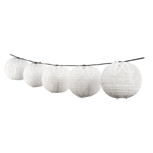 String Light Shades - 5 pack 8" Globes - Blessings Grow Meadows