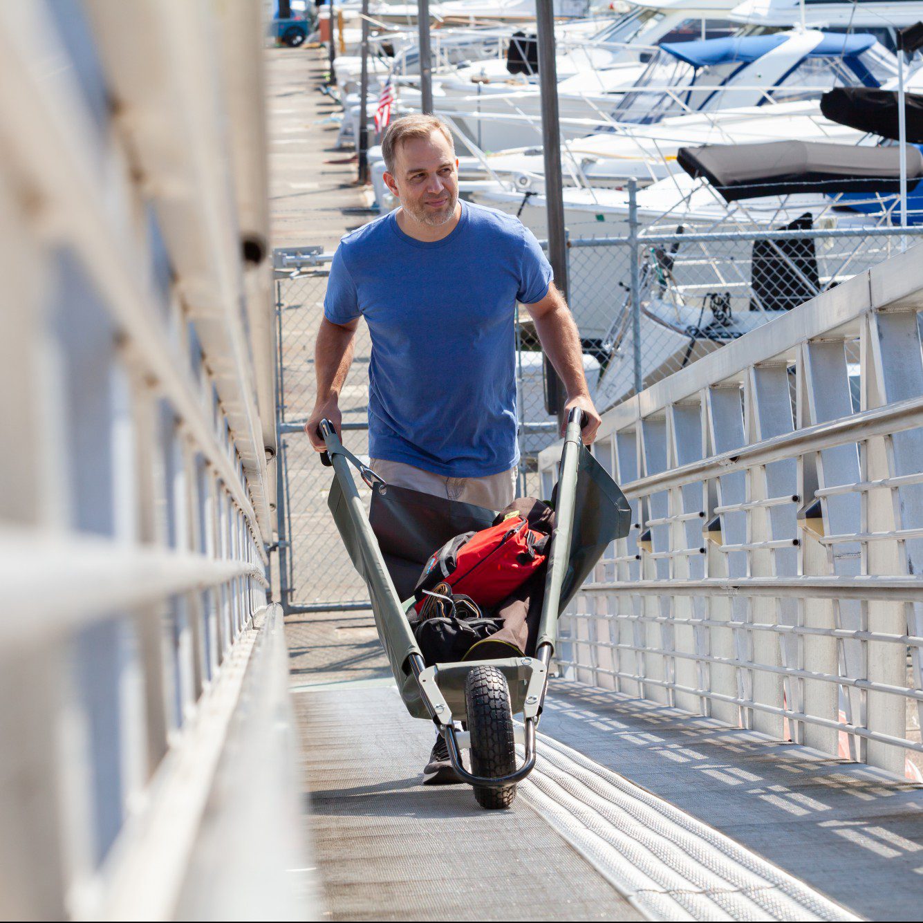 WheelEasy Foldable Garden Cart (Wheelbarrow) - Blessings Grow Meadows