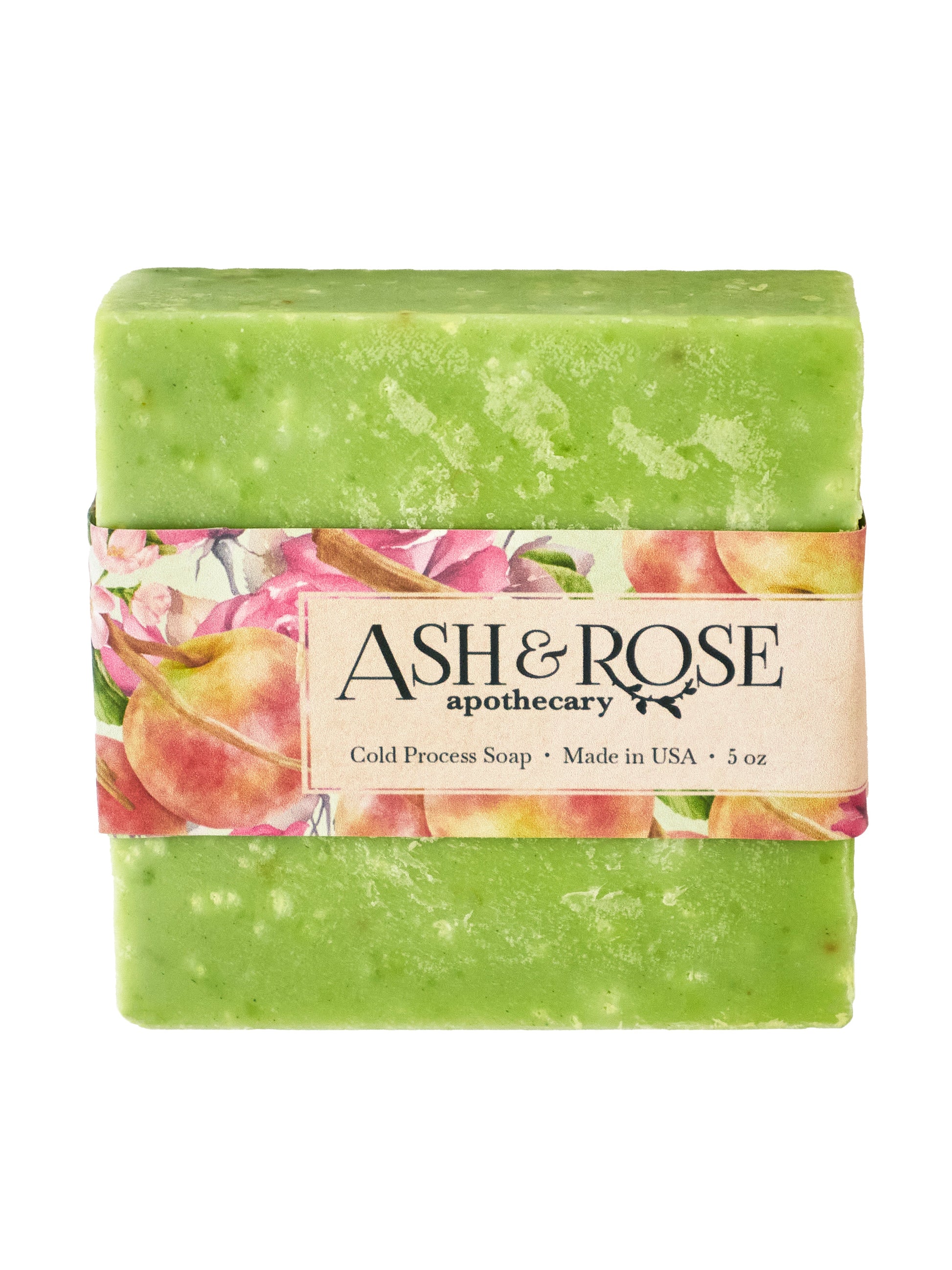 Apple Rose Soap Scrub Bar - Blessings Grow Meadows -