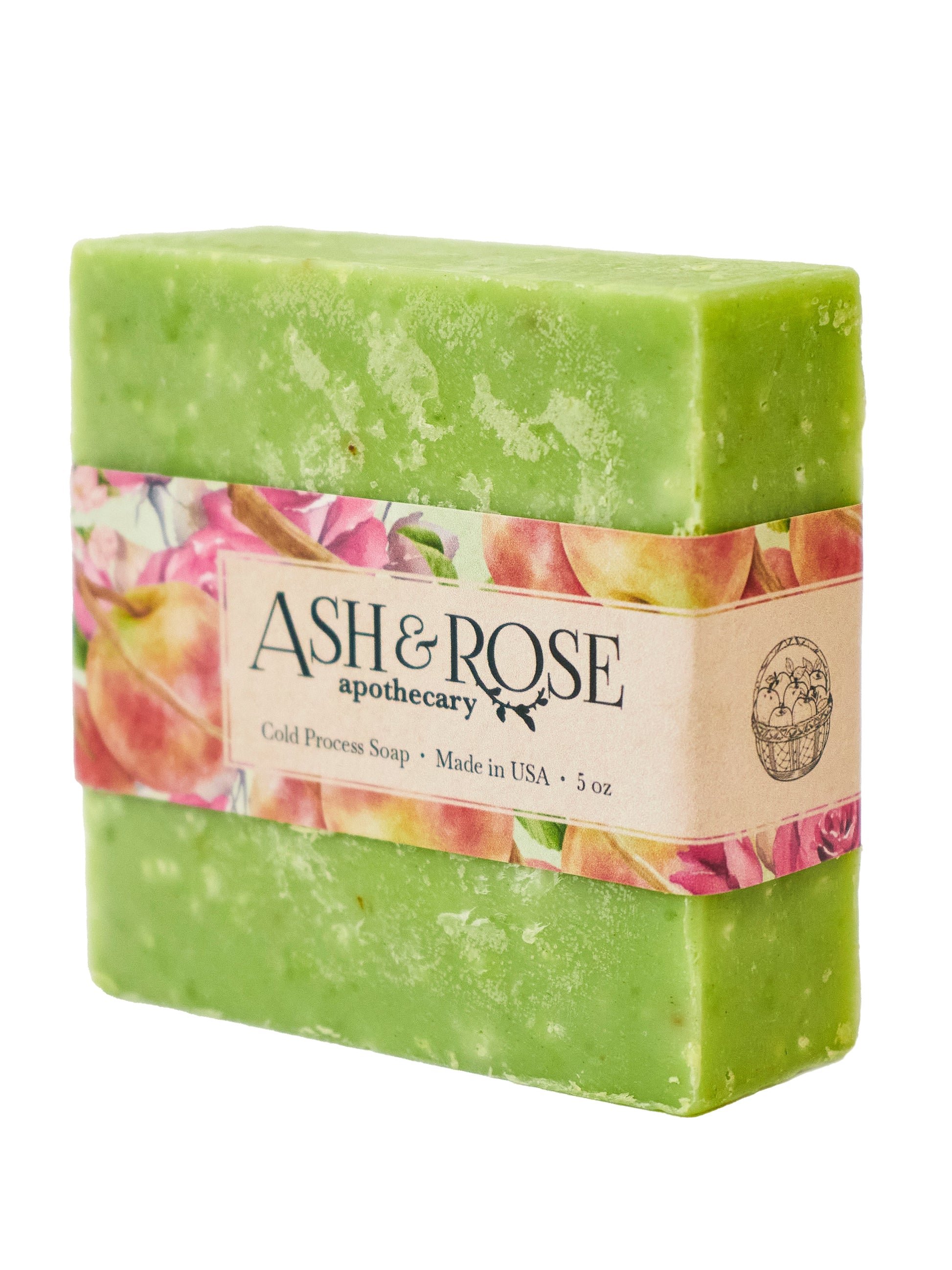 Apple Rose Soap Scrub Bar - Blessings Grow Meadows -