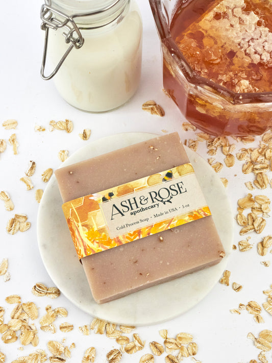Oatmeal & Honey Soap Scrub Bar - Blessings Grow Meadows