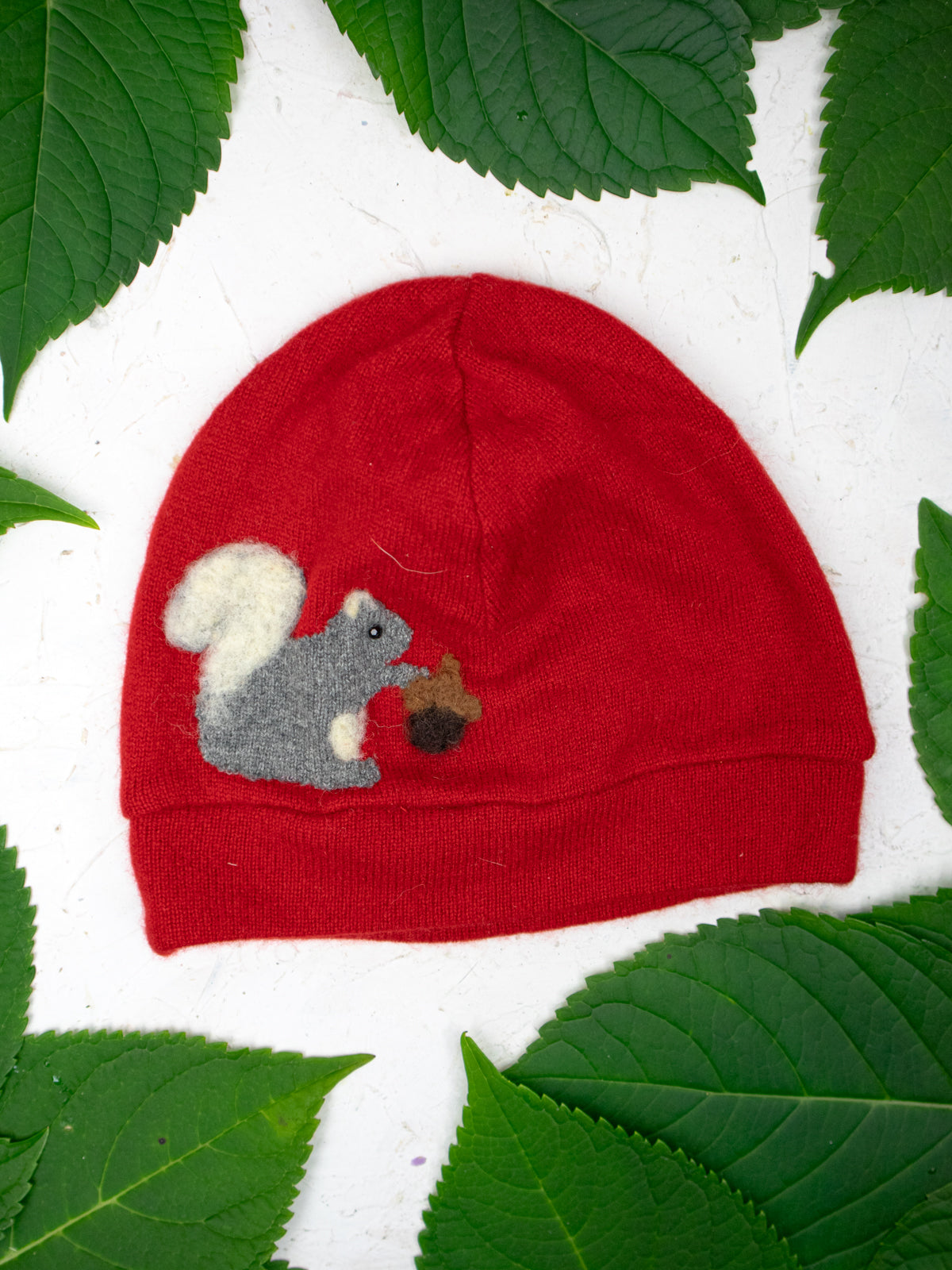 Squirrel Cashmere Hat - Adult - Blessings Grow Meadows -