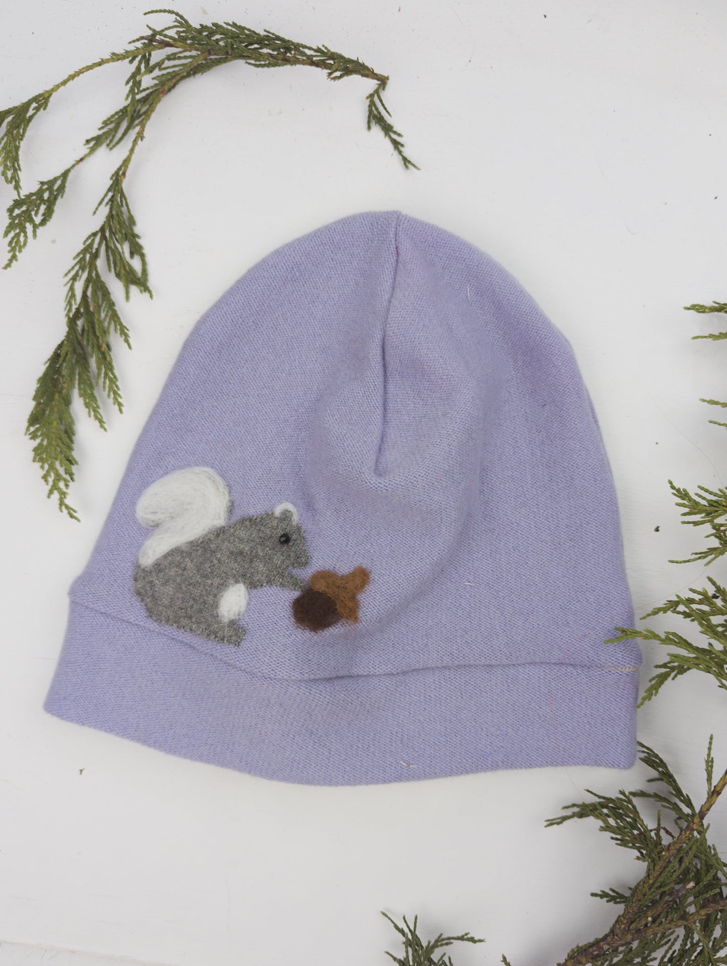 Squirrel Cashmere Hat - Adult - Blessings Grow Meadows -