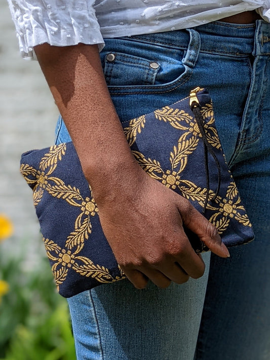 Royal Blue Clutch - Blessings Grow Meadows -