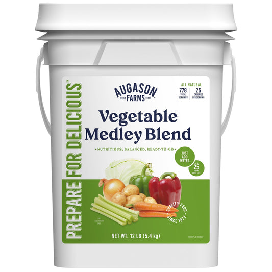 Vegetable Medley Blend 4 Gallon Pail, 778 Servings - Blessings Grow Meadows
