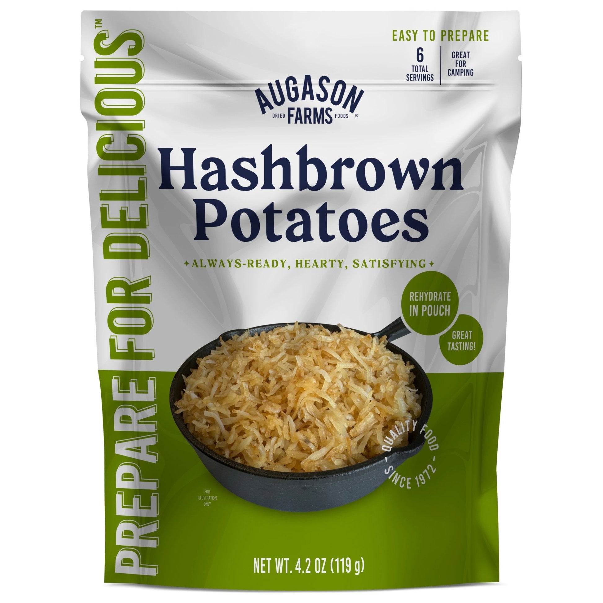 Hashbrown Potatoes Pouch, 6 Servings - Blessings Grow Meadows