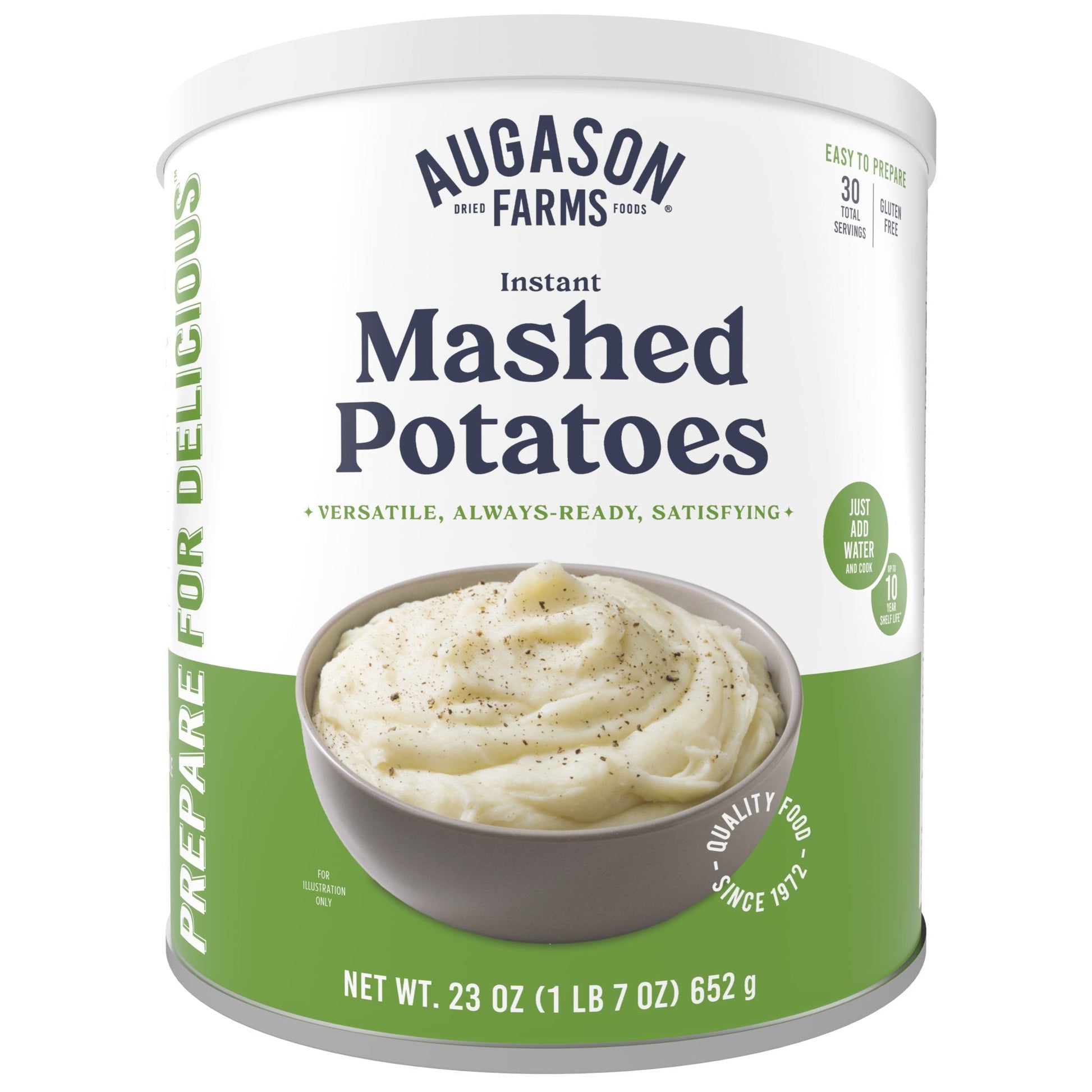 Instant Mashed Potatoes Can, 30 Servings - Blessings Grow Meadows