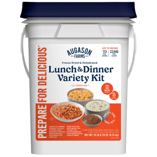 Lunch and Dinner Variety Pail, 122 Servings - Blessings Grow Meadows