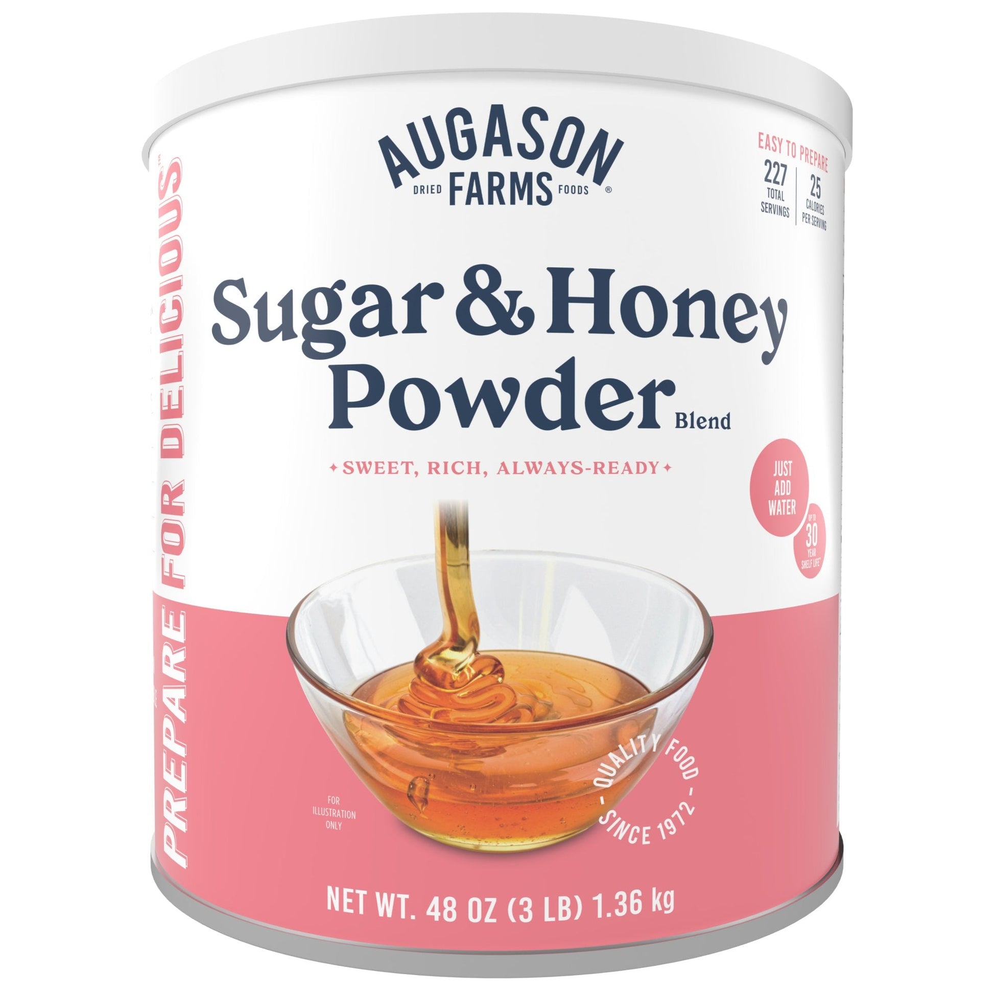 Sugar & Honey Powder Blend Can, 227 Servings - Blessings Grow Meadows