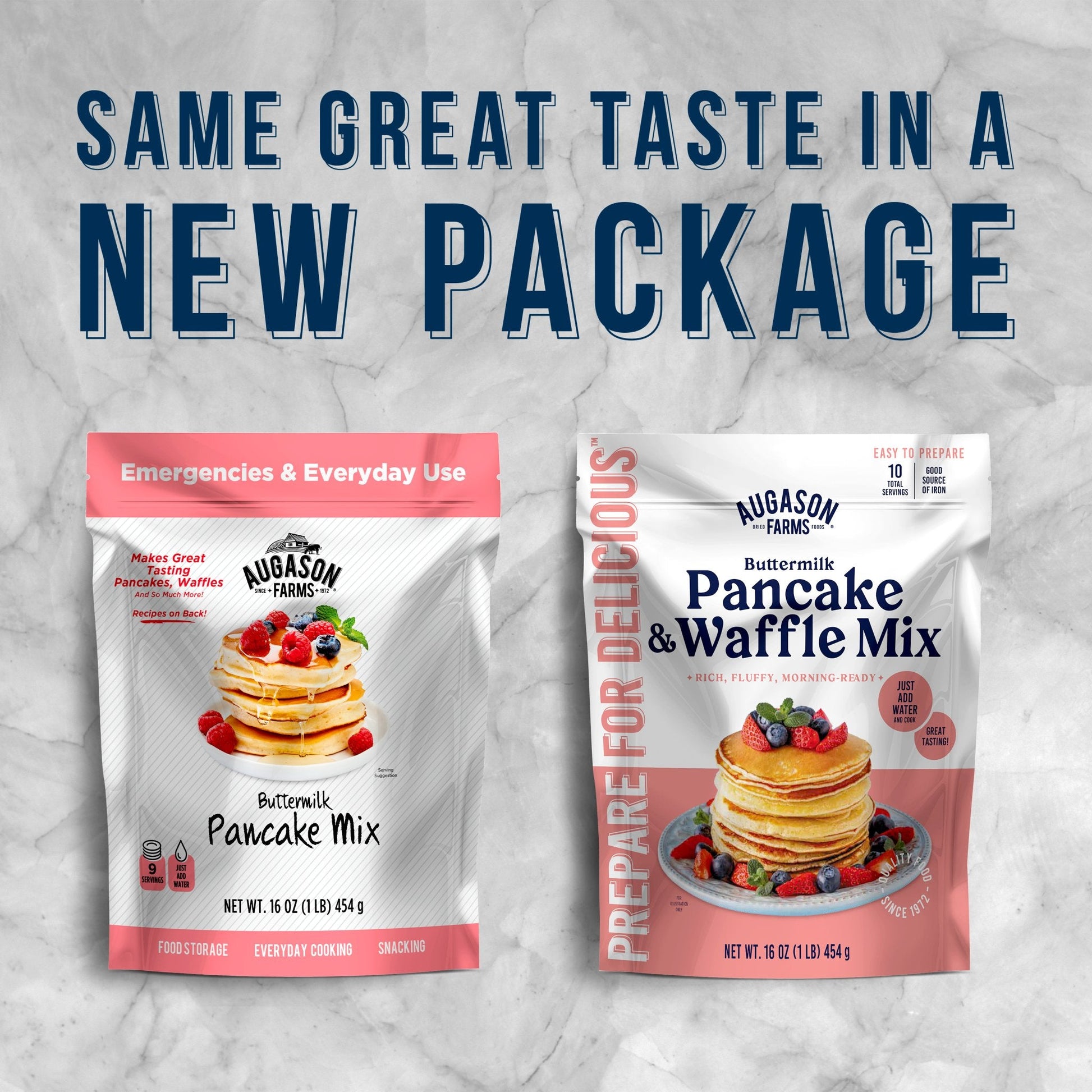 Buttermilk Pancake & Waffle Mix Pouch, 10 Servings - Blessings Grow Meadows
